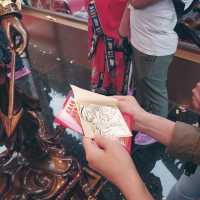 另類本地遊嗇色園黃大仙祠財神宮貼金箔