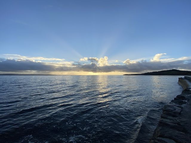 The beautiful pier in Donegal