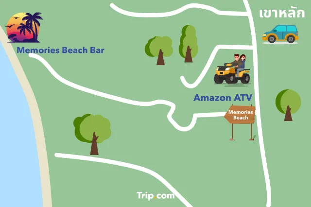 หาดลับในเขาหลัก Memories Beach