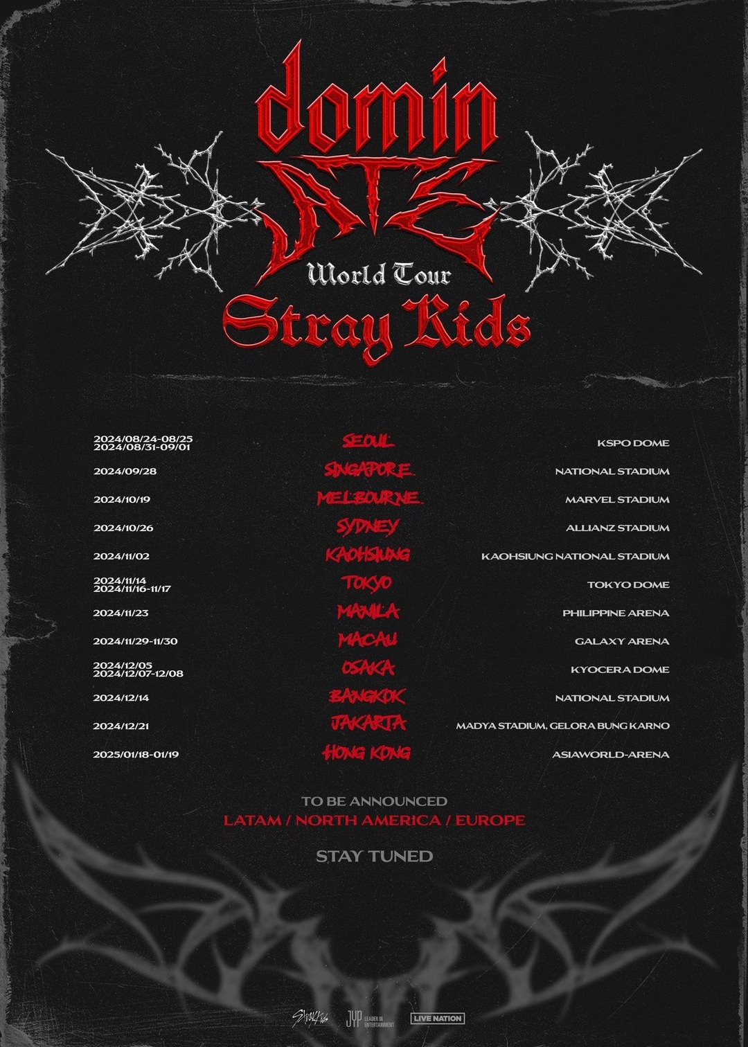 Stray Kids World Tour <dominATE > | Galaxy Arena