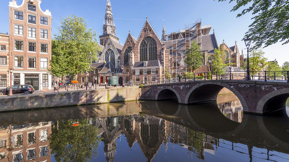 Vieille église d'Amsterdam