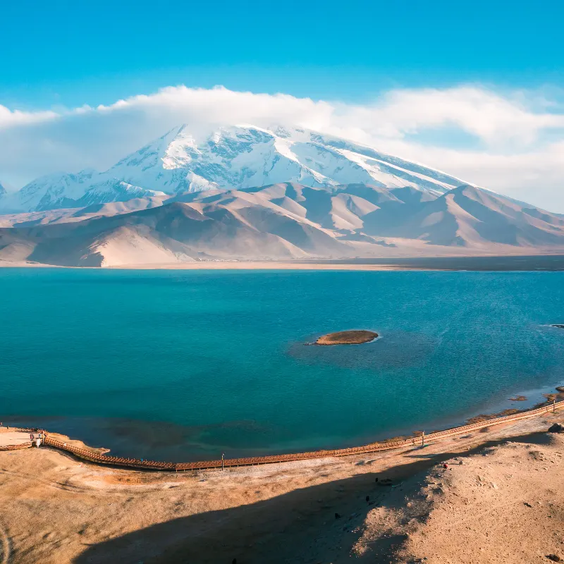 慕士塔格峰-喀拉庫勒湖景區