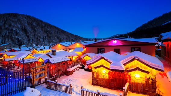 China Snow Town