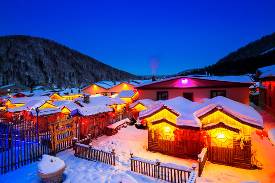 China Snow Town