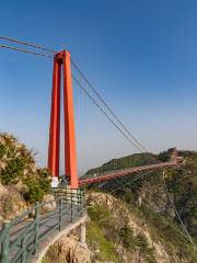 The World's First Pedestrian Glass Suspension Bridge