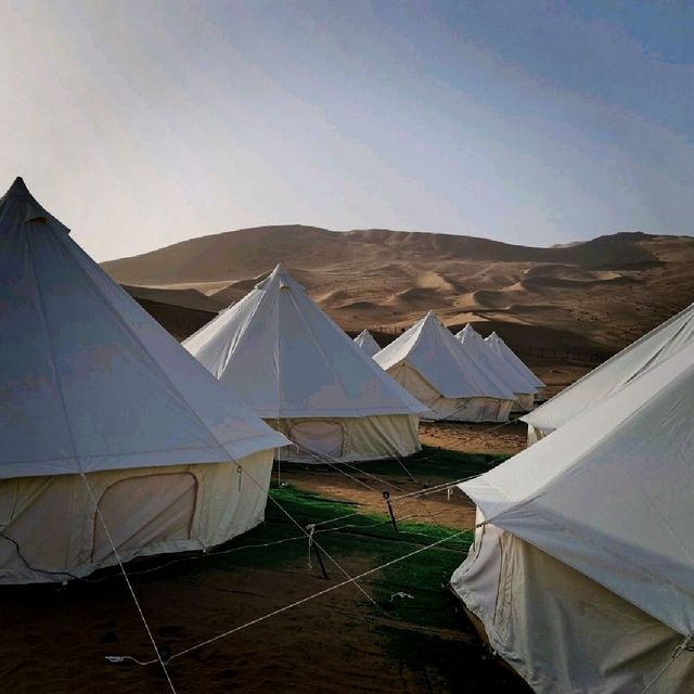 Glamping in the Gobi Desert