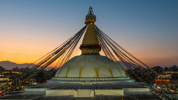 Sunset Sightseeing in Kathmandu