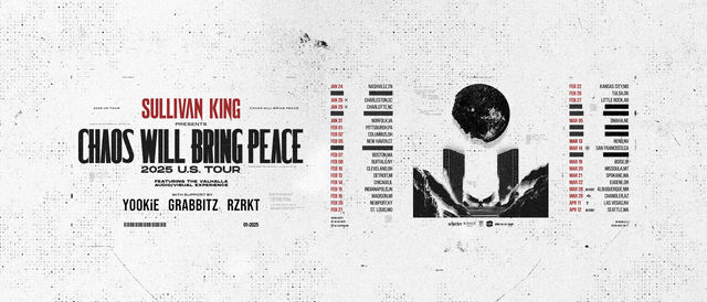 美國哥倫布 · Sullivan King《Chaos Will Bring Peace》2025巡演 | 肯巴直播！