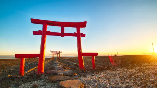 大魚神社の海中鳥居