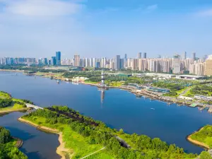 Закат Олимпийского водного парка