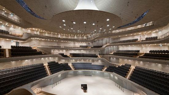 This modern concert hall shoul