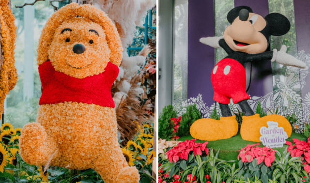 全新迪士尼和皮克斯主題花卉展 | 新加坡濱海灣花園
