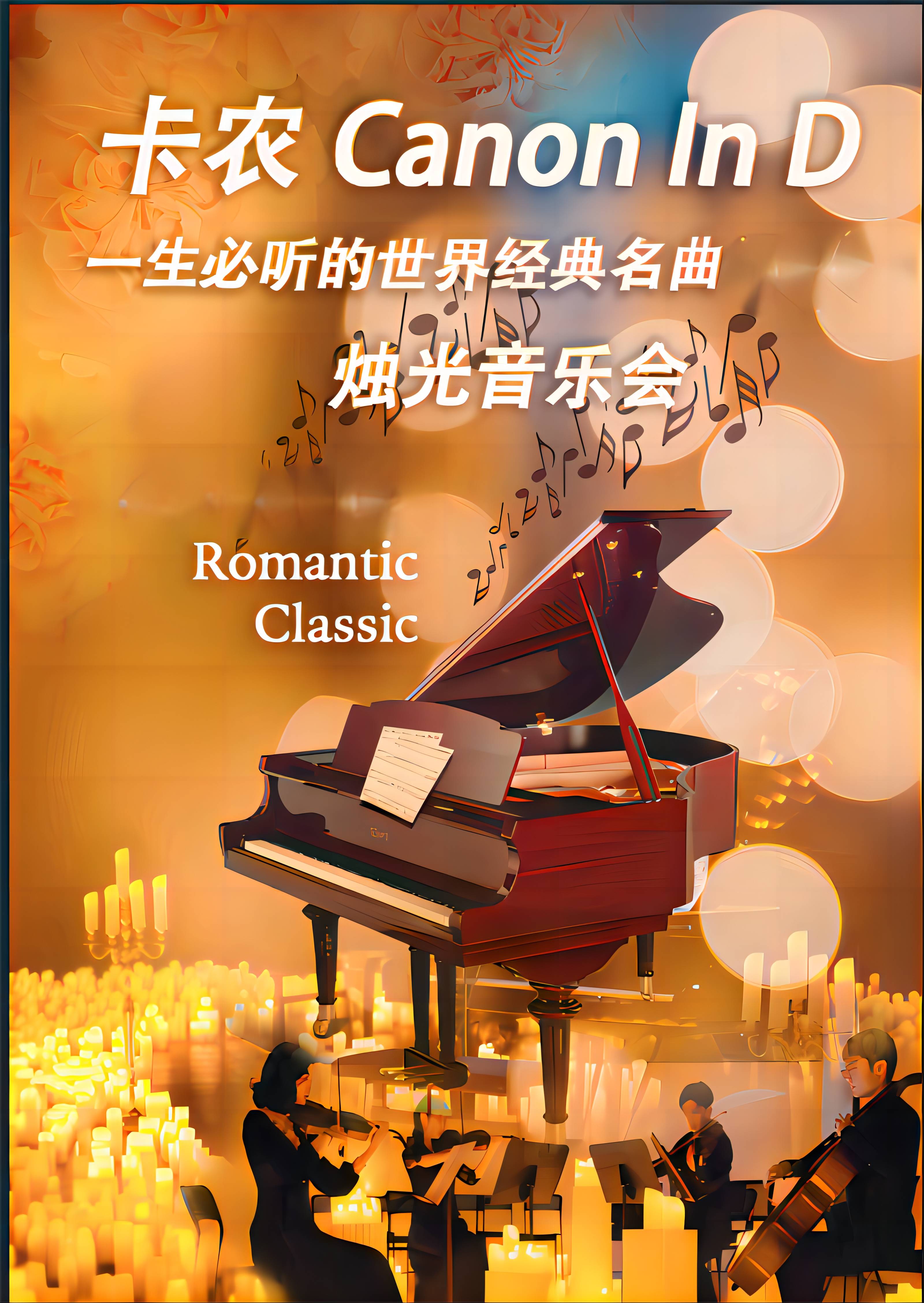北京 · 卡農—一生必聽的世界經典名曲燭光音樂會 | 天壇南門劇場
