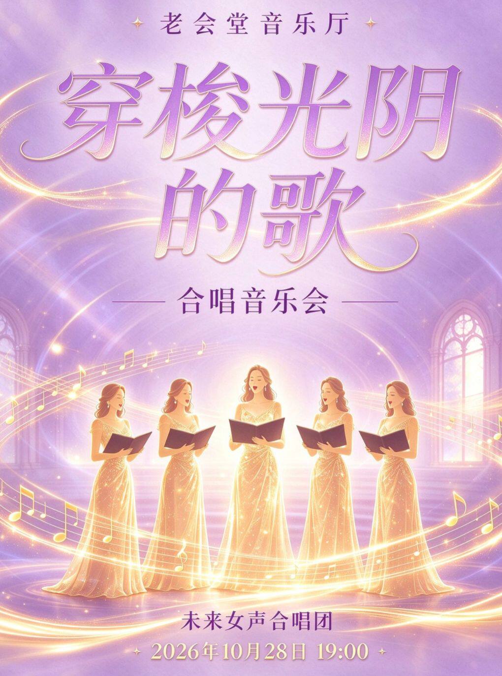 哈爾濱 · 《穿梭光陰的歌》合唱音樂會 | 老會堂音樂廳（哈爾濱中央大街店）