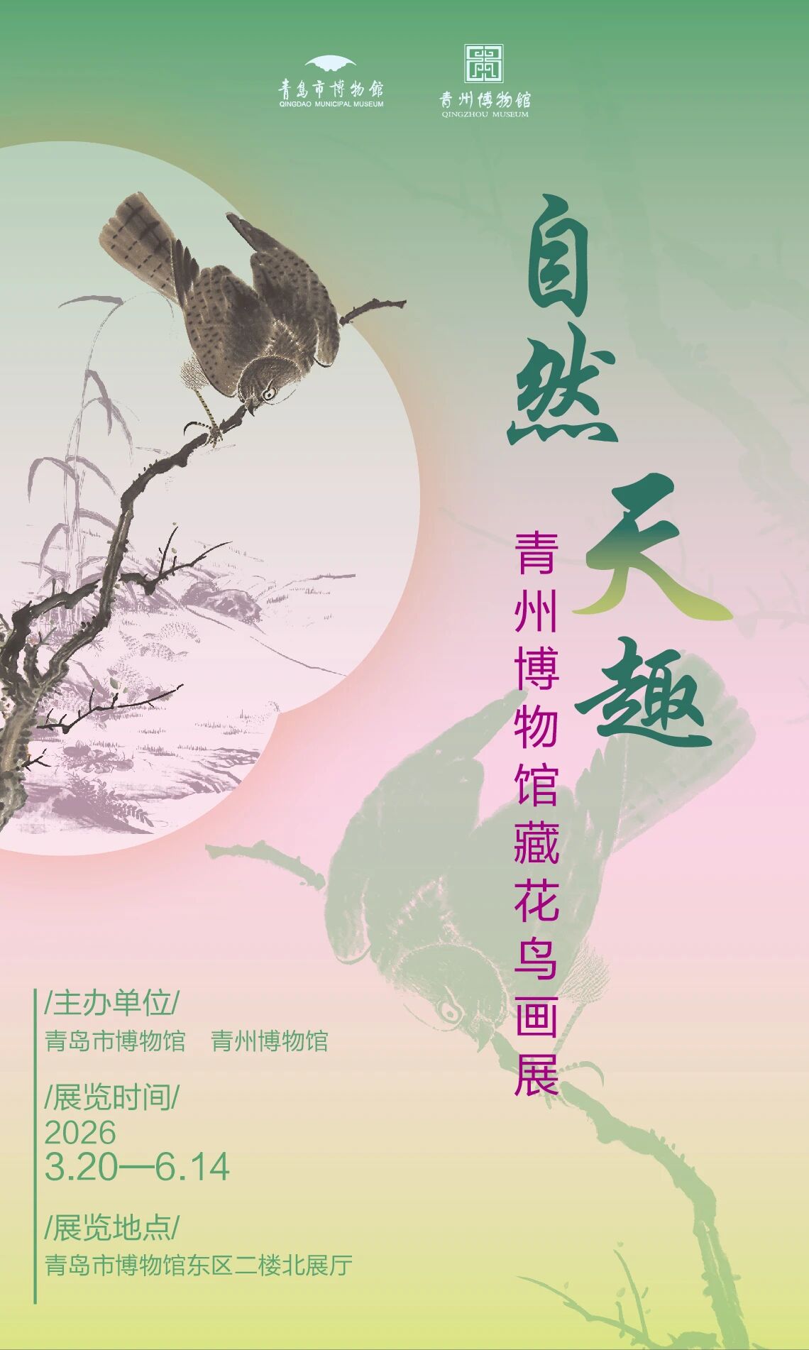 《自然天趣》青州博物館藏花鳥畫展 | 青島市博物館