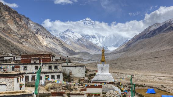Rongbuk Temple at Mount Everest Base Camp
