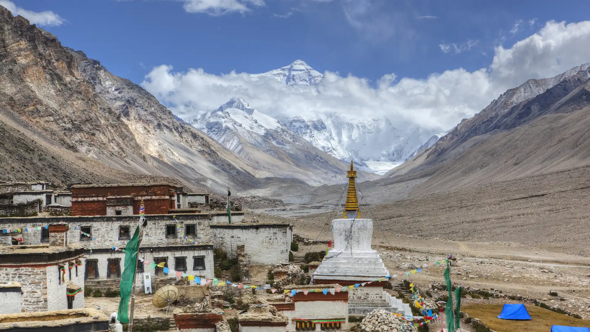 Hotels near Rongbuk Temple at Mount Everest Base Camp