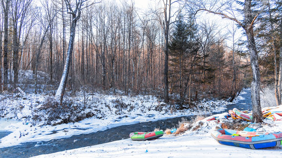 Rafting in Changbai Mountain