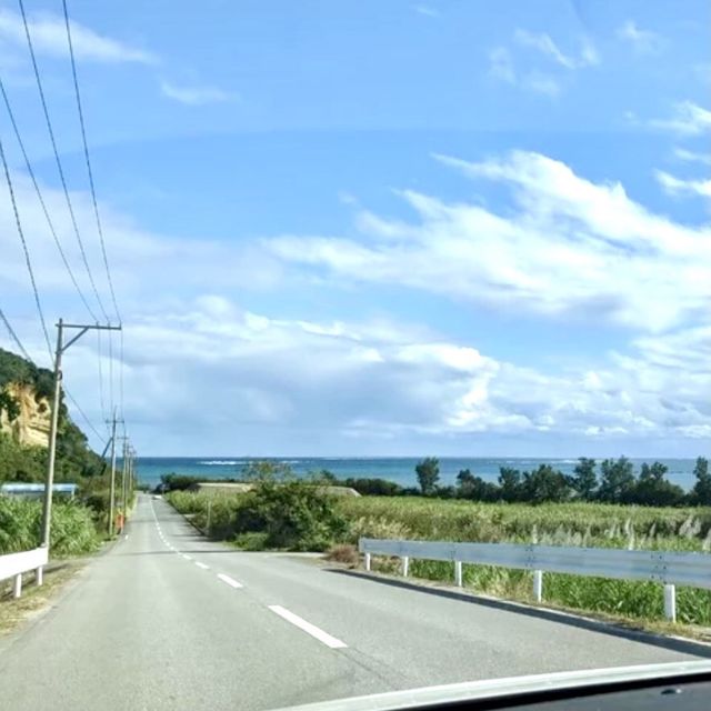 絶景海中道路の先！車で行ける浜比嘉島！