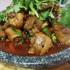 柞水特色菜 여행 사진