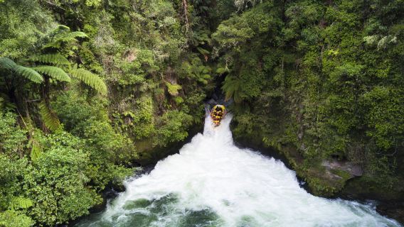 Tour di mezza giornata di rafting sulle rapide del fiume Kaituna a Rotorua, Nuova Zelanda