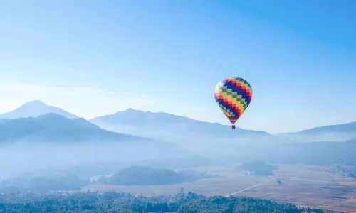 Hot Air Balloon Experience in Volcano Geopark