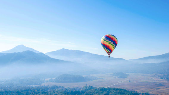 Hot Air Balloon Experience in Volcano Geopark