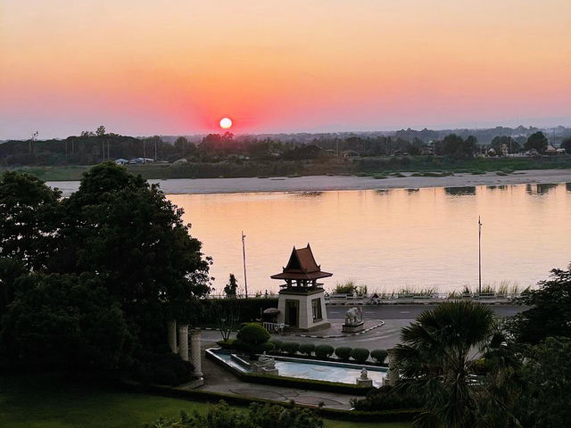 Sunset views outside my room