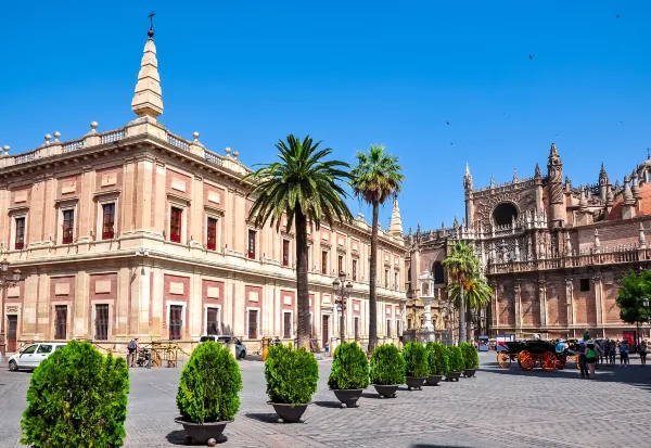 Avenida de la Constitucion周辺のホテル