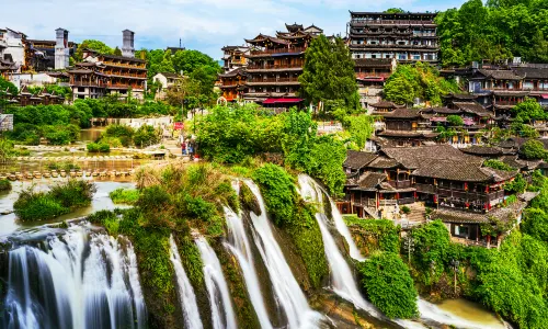 Furong Town Waterfall