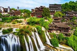 Furong Town Waterfall