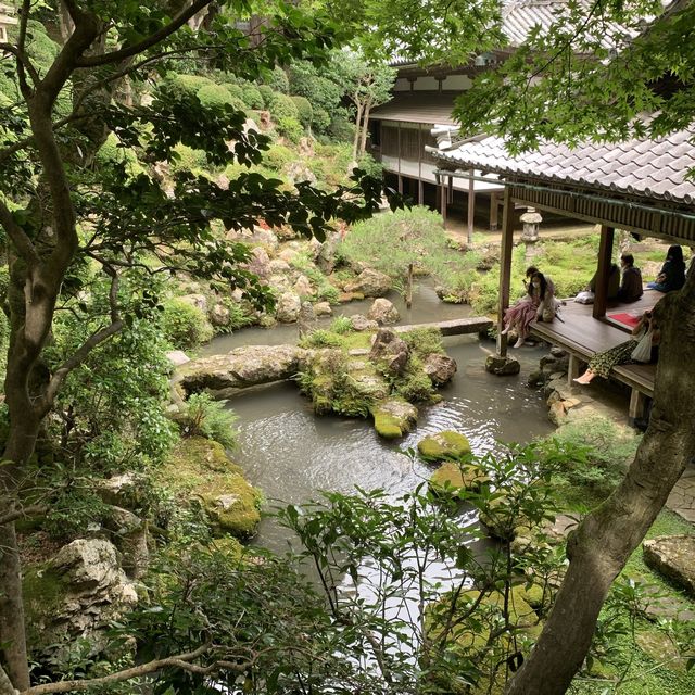 京都　柳谷観音　花手水