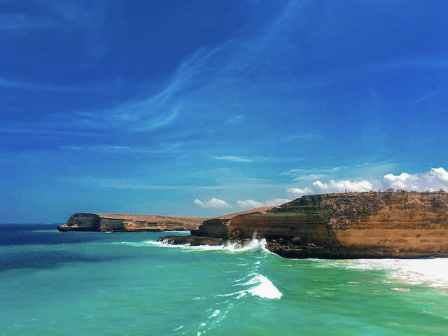 Hidden beach in Lombok