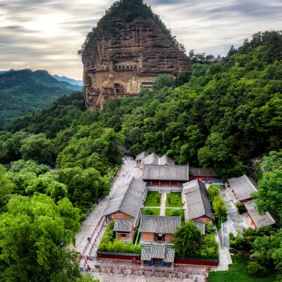 麥積山石窟王家大院