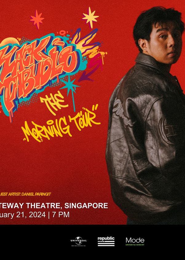 Zack Tabudlo: The Morning Tour Singapore | Concert | Gateway Theatre | Gateway Theatre