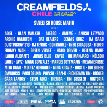 【智利聖地亞哥】Creamfields Chile 2024電子音樂節 | Club Hipico de Santiago