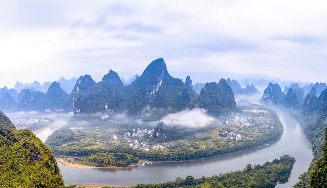 샹궁산 전망대 주변 호텔