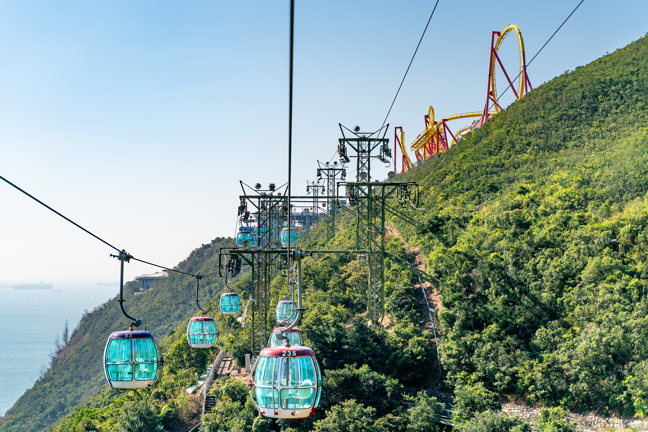 Hong Kong Ocean Park Cable Car