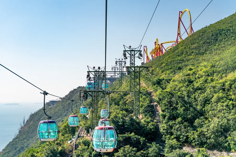 香港海洋公園登山纜車