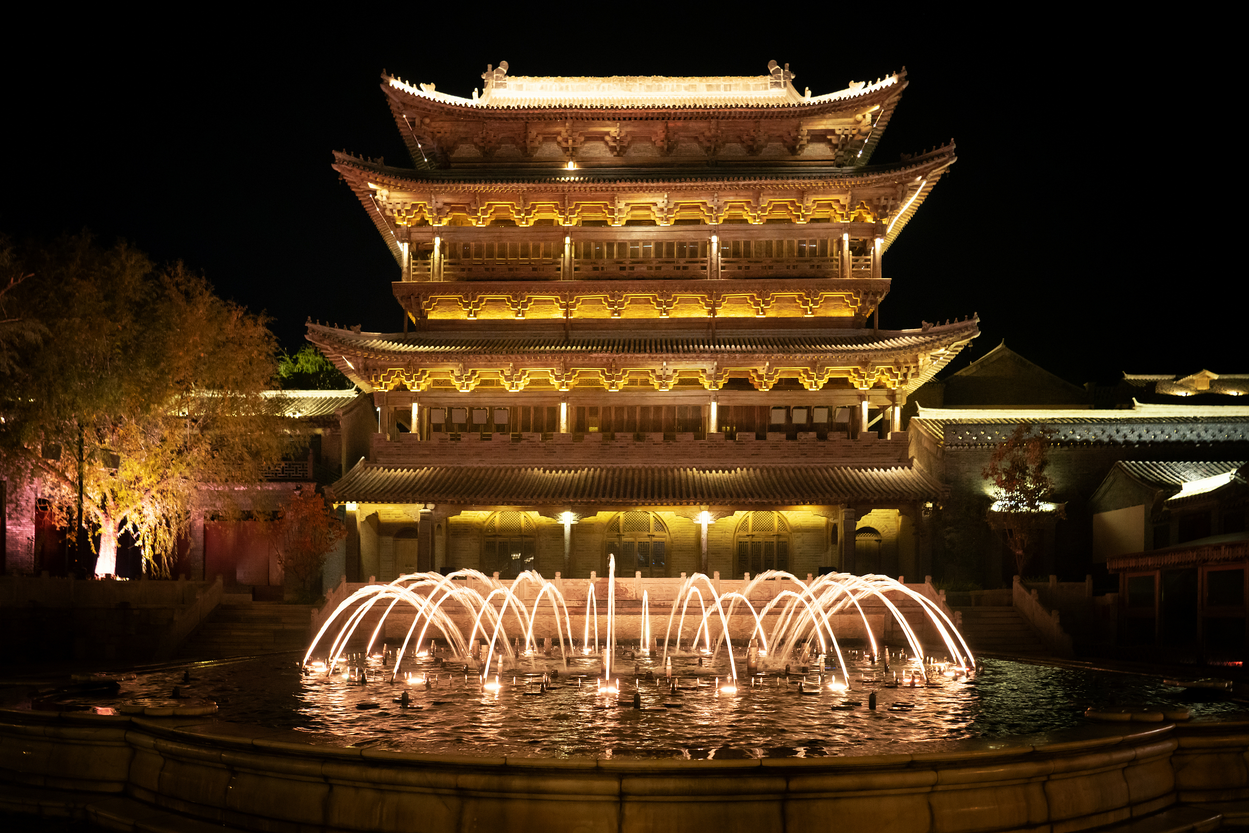 Great Wall Music And Dance Water Show | Beijing W Town