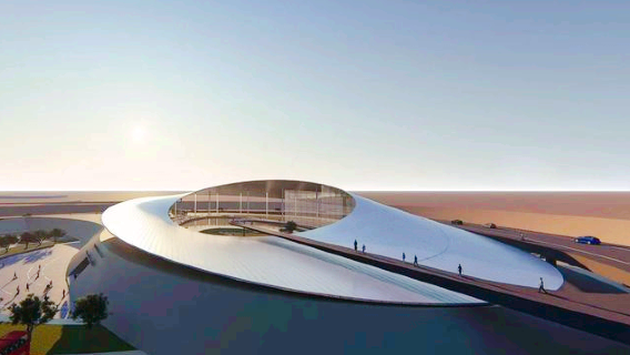 Shapotou Tourist Scenic Area Time-Space Gate