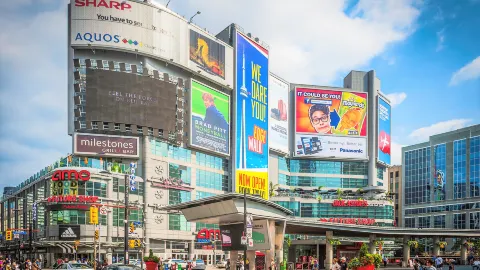 Yonge Street attraction in Toronto