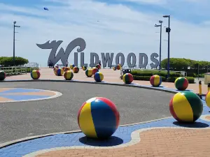 Wildwoods Beach Ball Sign