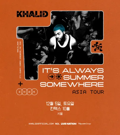 Seoul | Khalid: It's Always Summer Somewhere Tour in Seoul event in Sejong