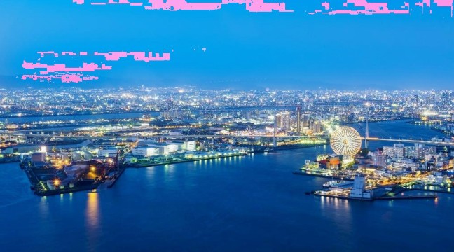 広島の人気夜の人気シーン