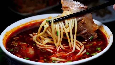Wumule Penghui Beef Noodles in Lanzhou