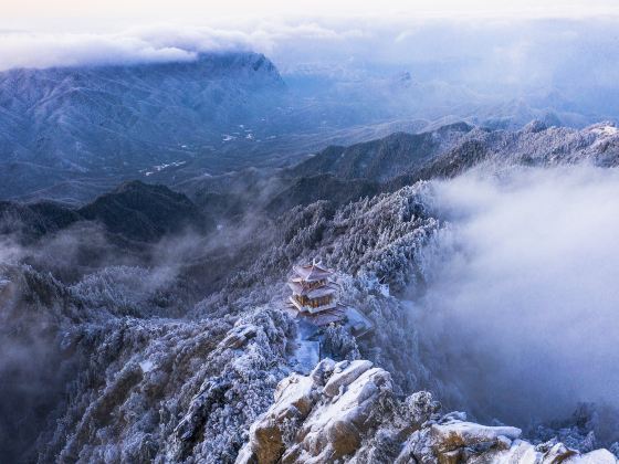 Snow and Ice Park under Baiyun Mountain