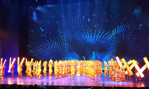 Singing Dancing Fire Evening Party of The Lancang-Mekong River