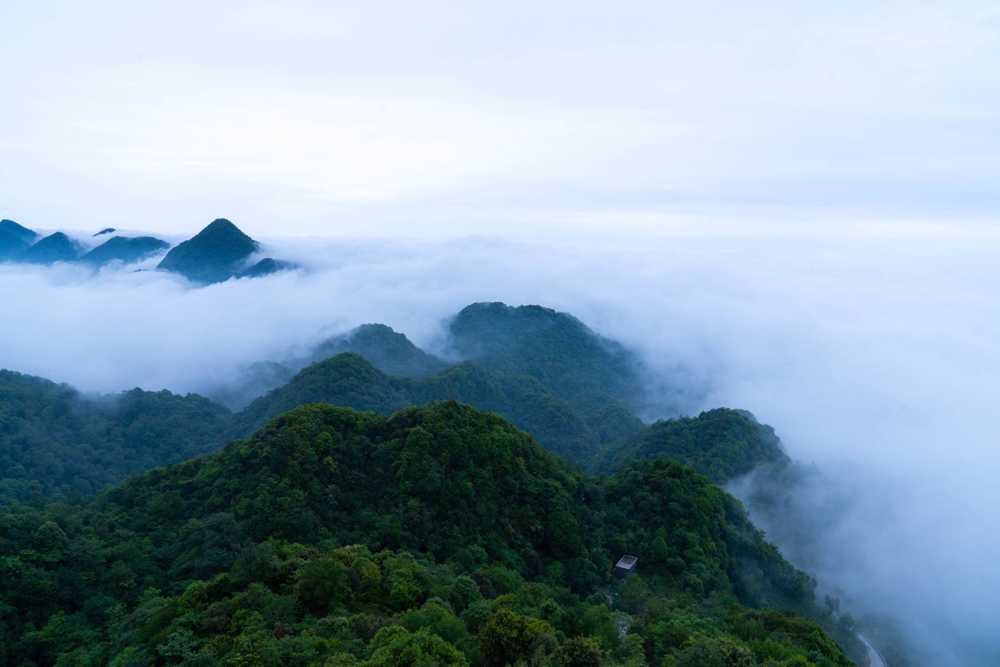 四川綿陽九皇山一日遊【春天到藥王谷賞花，冬天到九皇山滑雪】
