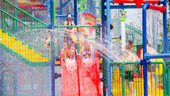 Мир лесной воды в парке Сучжоу